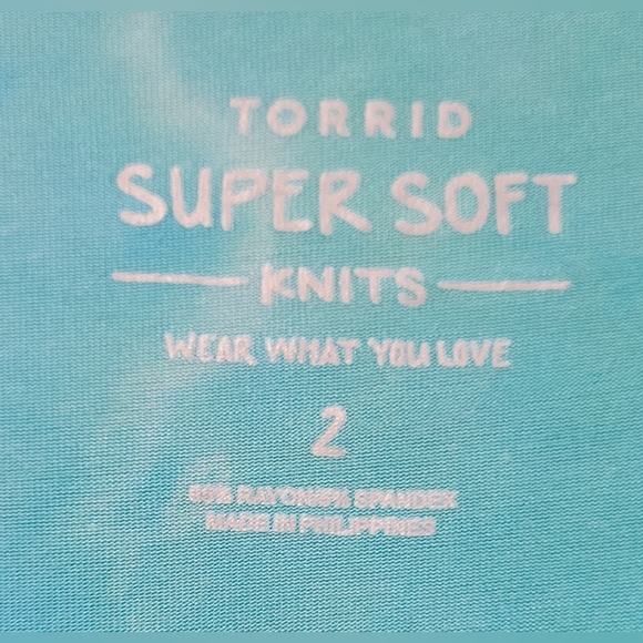 Handmade tie dye Torrid women's shirt size 2 - Picture 3 of 3
